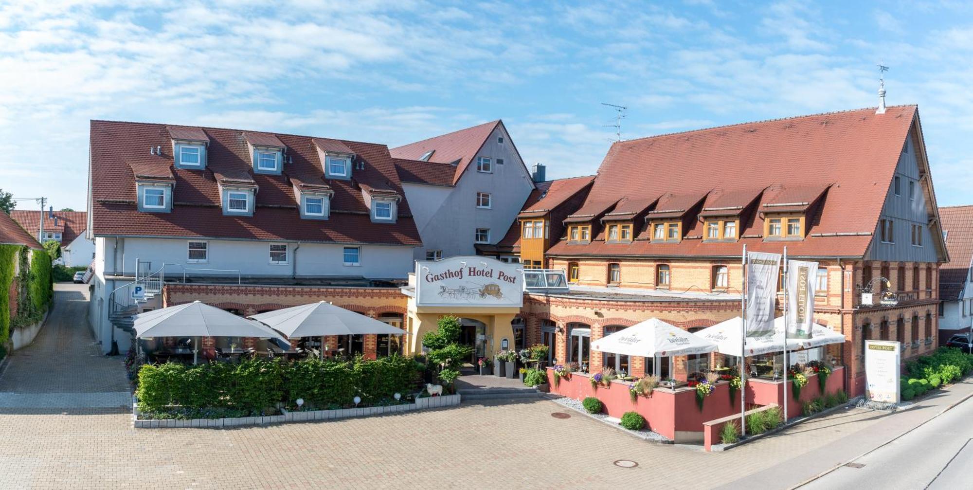 Hotel & Restaurant Post Laichingen Exteriör bild